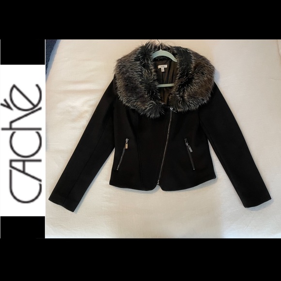 CACHE Wool Blazer Jacket Coat - Picture 1 of 16